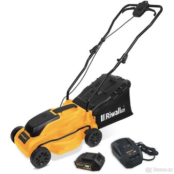 Riwall RALM 3320i set - aku sekačka + baterie + nabíječka - 9