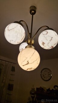 ART DECO LUSTR-ŽÍHANÉ KOULE - 9