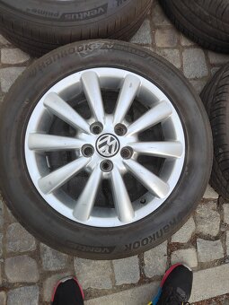 Prodám orig.alu 16 VW Sharan 5x112 ET 59 letní pneu - 9