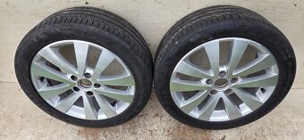 Alu kola VW 17" 5x112, letní Continental 225/45R17 - 9