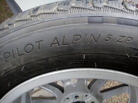 Orig alu disky na BMW se zimni pneu Michelin - 9