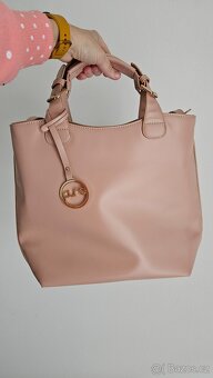 Větší světle růžová kabelka Pure London Rose - nová - 9