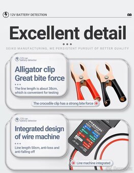 Tester autobaterie a alternátoru BT 171 - 9