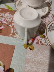 Retro hrníčky, šálky 6 ks s podšálky 3 ks - 9