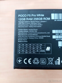 Nový super telefon POCO F5 Pro 5G 12GB/256GB, Bílý (White) - 9