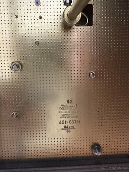 Krásné stojací podlahové hodiny, mechanické, dubové - 9