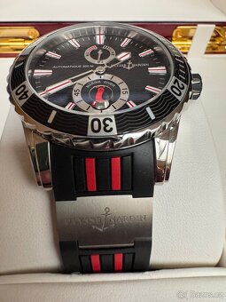 Ulysse Nardin Marine Diver, Chronometr, ocel. náramek+kaučuk - 9