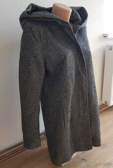 Šedý kabát ONLY vel. M - 9