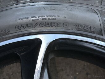 ALU kola Ronal 20" 8,5J ET50 zimní pneu 275/40/R20 - 9