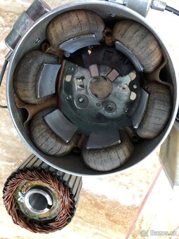 Jawa 350 / 634, ČZ 175 - zapalování 6V 75W po GO mínus pól - 9