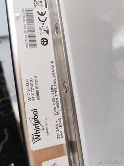 Prodám zánovní myčku zn. Whirlpool Zdarma Dovezu-- - 9