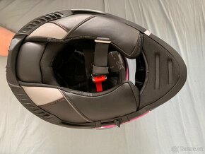Integrální helma LS2 FF800 STORM Techy Gloss White Pink - 9