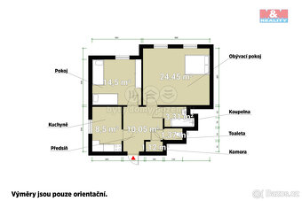 Prodej bytu 2+1, 63 m², Kladno, ul. Vítězná - 9