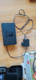 Nintendo switch + ringfit + doplňky - 9