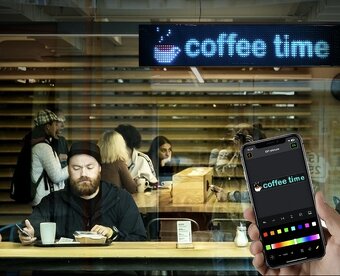 Barevná světelná LED reklama poutač pás flexibilní i do auta - 9