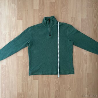 Ralph Lauren Polo zelený svetr se zipem | vel. S - 9