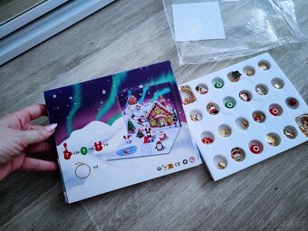 Vánoční adventní kalendář, různé druhy, náramky a přívěsky - 9