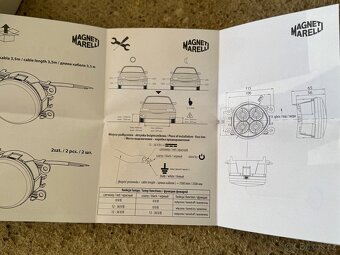 Denní svícení LED - Magneti Marelli 90mm 12-24V - 9