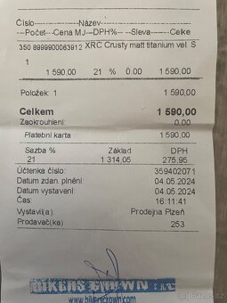 Přilba XRC Crusty matt titanium - 9
