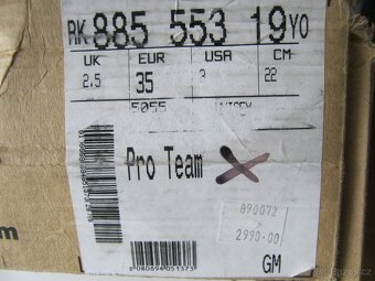 Nové boty na běžky SALOMON PRO TEAM vel.35, SNS - 9