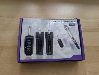 Převodník bezdrátového mikrofonu UHF Systém XLR - 9