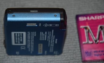 Minidisc SHARP MD-SR70, media, manual, příslušenství - 9