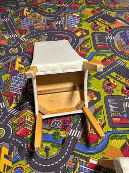 Bílé jídelní židle 6 ks - 9