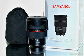 Sony A7III + Samyang AF 24-70 mm f/2,8 - 9