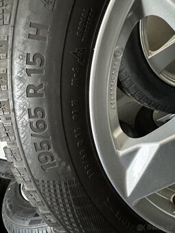 5x112 R15 6J ET43 Rial Kodiak + 195/65 R15 zimné Continental - 9