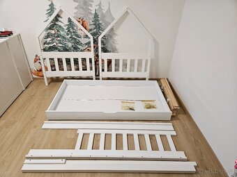 Domečková postel s úložným prostorem - 9