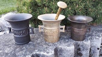 3ks staré válečné hmoždíře vše za 1575,- Zasílám ihned. - 9