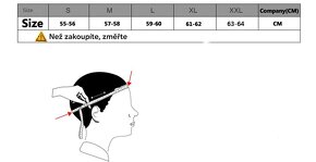 Helma na motorku, zatmavené čelní sklo, velikost (L) - 9