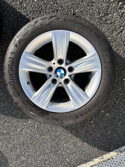 Alu kola BMW X1+3 E90 E91 16” 5x120 letní Continental 205/55 - 9