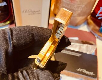 🔥 S.T.Dupont Gatsby, Gold Vertical Lines 18k Zlato - 9