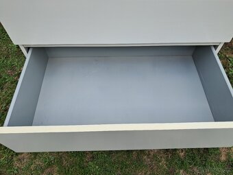 Ikea komoda Malm bílá 6 zásuvek - 9