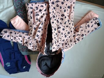 Zimní dívčí bundy, kabátek, podzimní bundy, zateplené legíny - 9