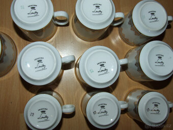 část čajového servisu Josefína - porcelánka Loučky, pěkný - 9