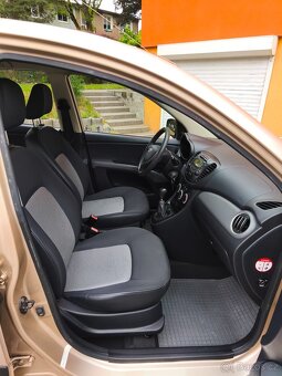 Hyundai I10 1.1i 48kw,poctivých 158tkm, s klimou, po servisu - 9