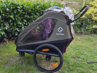 Hamax Ixplorer - vozík za kolo pro dvě děti - 9