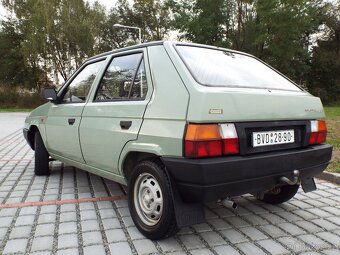 Škoda Favorit 136lux r.v 1990, platná STK, Eko daň zaplacena - 9