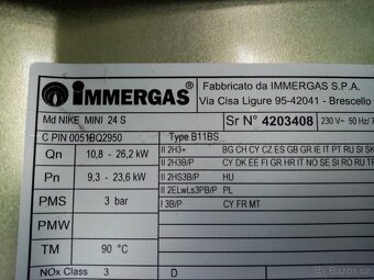 Immergas NIKE MINI 24 S, NIKE MINI a NIKE STAR - 9