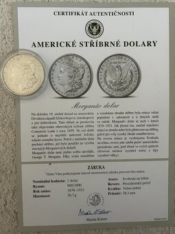 Sada amerických a kanadských stříbrných mincí - 9