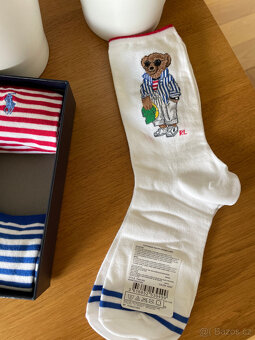 Set 3 ks vzorovaných dámských ponožek Polo Ralph Lauren - 9