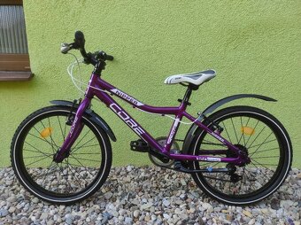 Značkové dětské kolo CORE NIPPER 20" (fialová) - 9