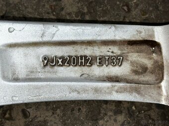 Original 2x ALU kolo Audi 20" 9J ET37 pneu 265/35/R20 - 9
