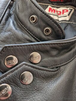 Kožená pánská moto bunda 52 - 9