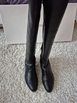 Dámské kožené kozačky, velikost 39 - 9