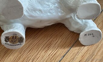 Starožitné porcelánové figurky psů - 9