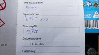 Prodám 2x autobaterii EXIDE AGM 96Ah - 9