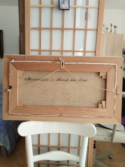 obraz ABEND AM MOOR, olej, L. Wiedemann - 9